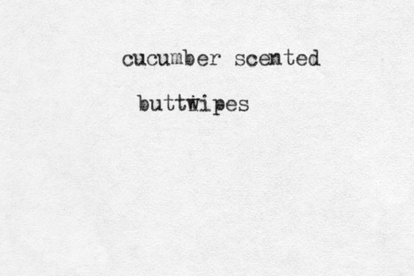 butti wipes cucumber scented