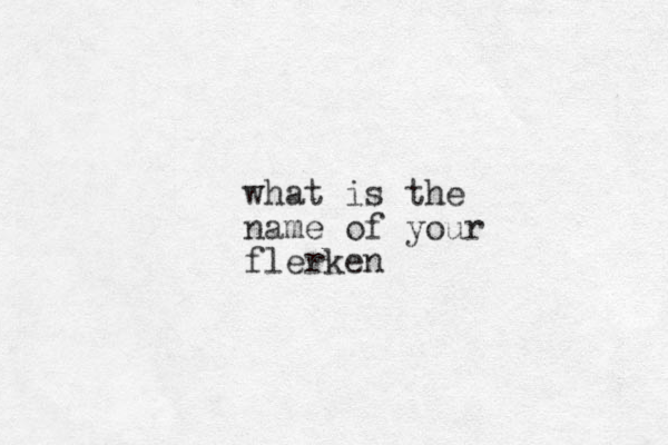 what is the name of your flerken