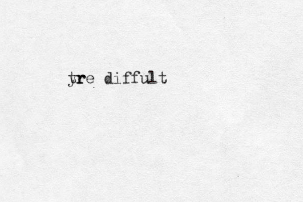 yr tre diffult