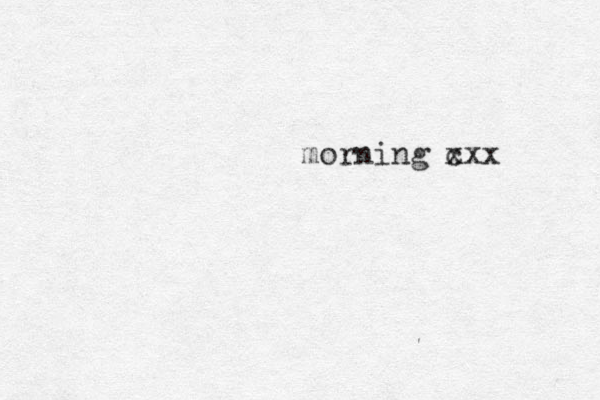 morning c xxx 