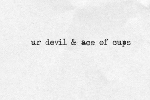 ur devil & ace of cups 