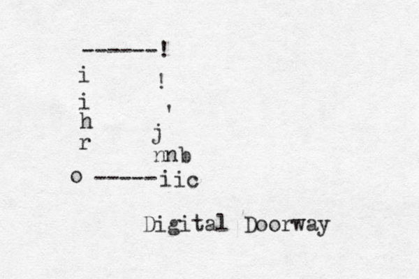 ------! ! ' j nnb iic i i h r o ----- Digital Doorway 