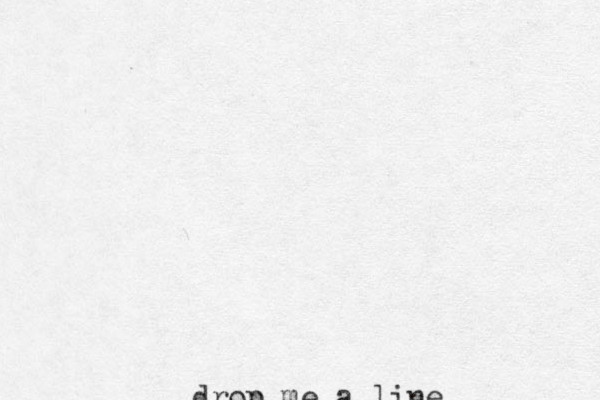 drop p me a line