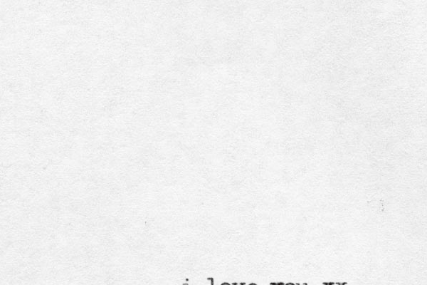 i love you xx
