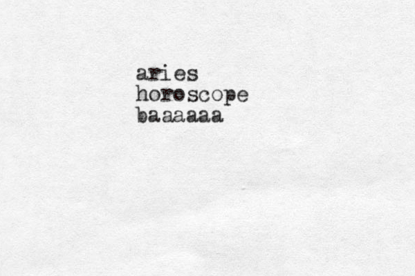aries horoscope baaaaaa