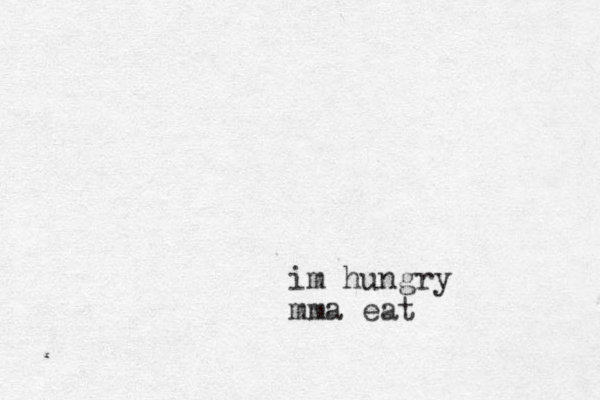 im hungry mma eat