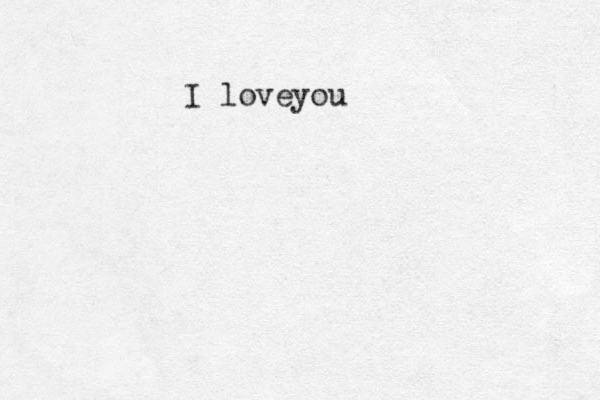 I loveyou