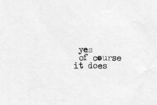 yes of course t does i