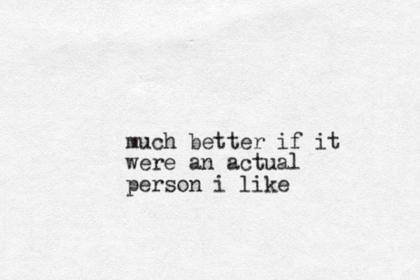 much better if it were an actual person i like