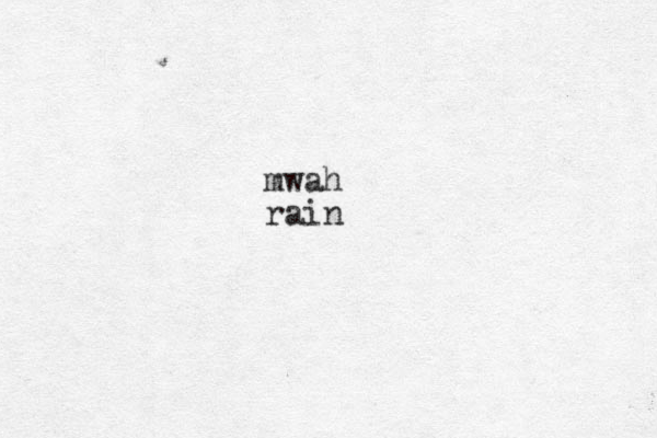 mwah rain 