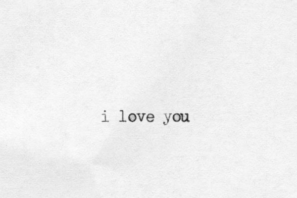 i love you 