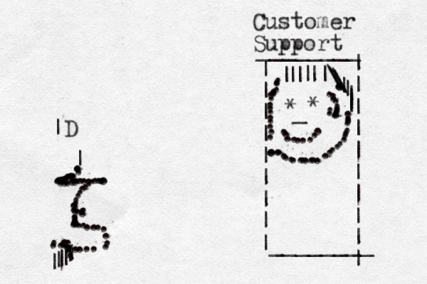 ________ | | | | | | | | |________ | | | | | | | | | | * * _.....................||||||............................................||||||..\\\\Customer Support |D |........................................................................||||||