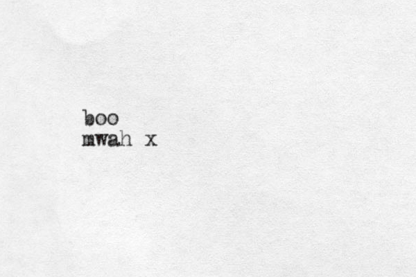 boo mwah x