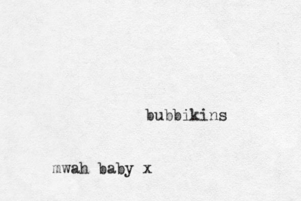 bubbikins mwah baby x