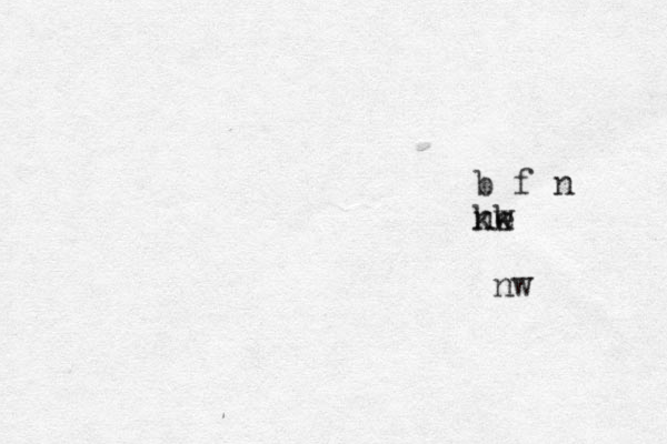 b f n ne w kk nw