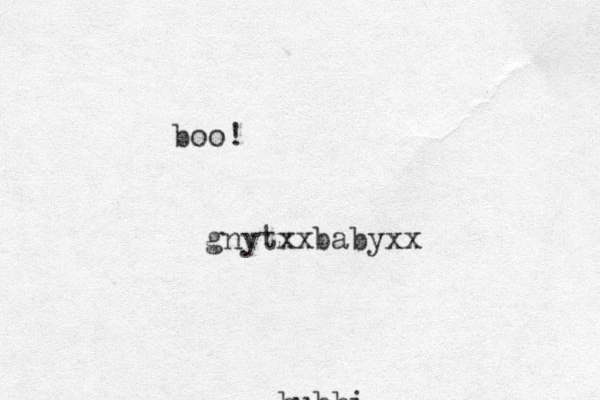 bubbi boo! xx gnyt babyxx