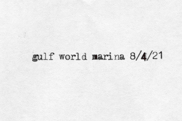 gulf world marina 8/4/21 