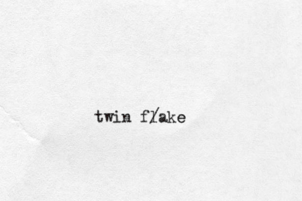 twin flake e / 