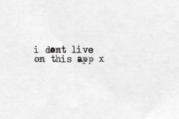 i dont live v ve on this app x