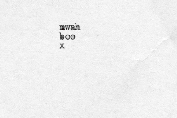mwah boo x