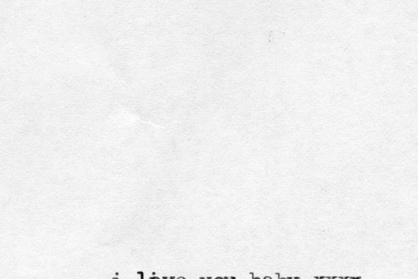 i live you lo baby xxxx