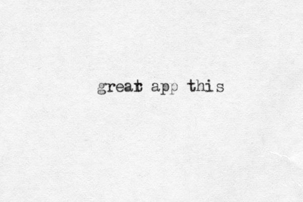 grear t app this 