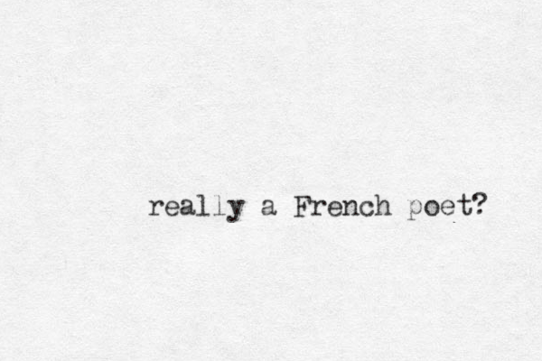 really a French poet? 