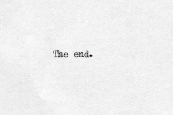 The end.