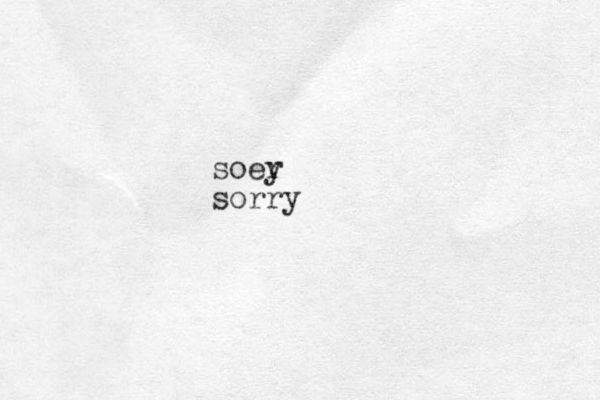 soer y sorry
