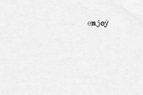 enjoy