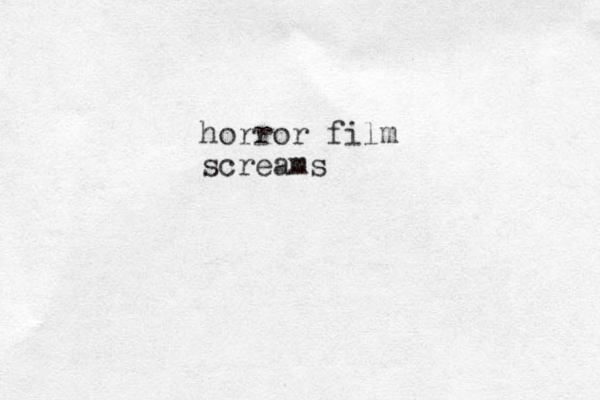horror film screams