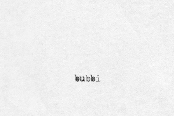 bubbi