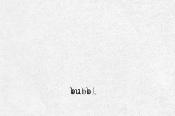 bubbi