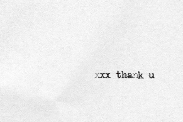 xxx thank u