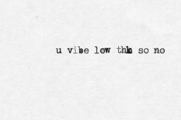 u vibe low thk o so no 