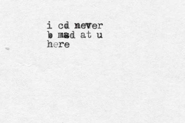 i cd never b msd a at u here