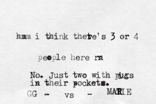 hmm i think thete r r 's 3 or 4 people here rn No. Just two with pugs in their pockets. i GG MAT R R RIE vs - -