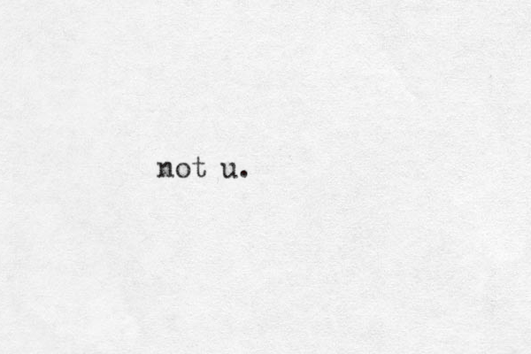 not u. 