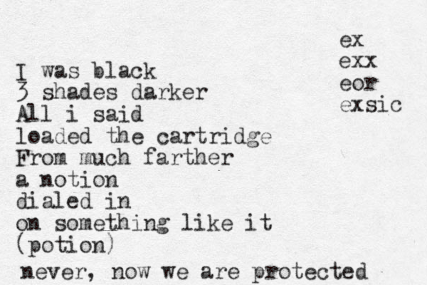 I was black 3 shades darker All i said loaded the cartridge From much farther a notion dialed in on something like it (potion) never, now we are protected ex exx eor exsic 