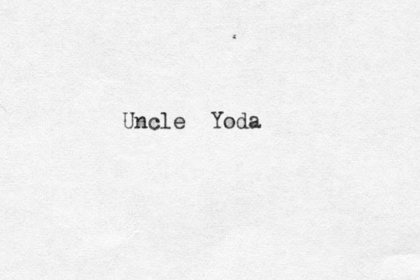 Uncle Yoda