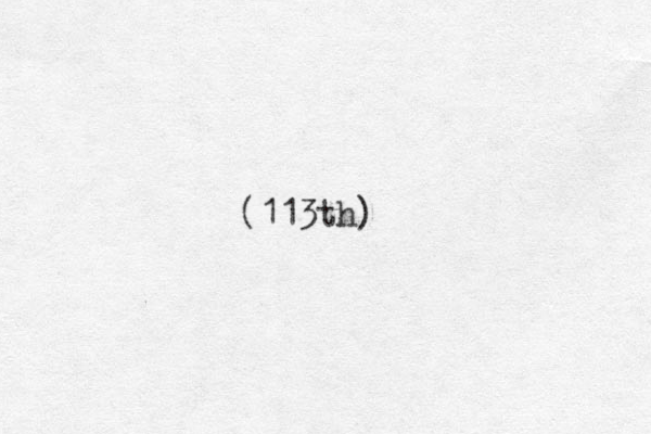 (113th)