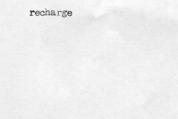 recharge