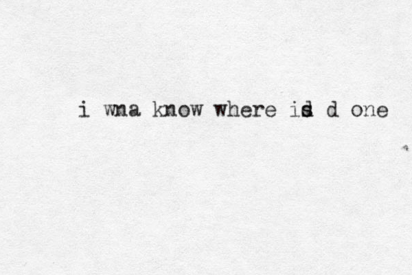 i wna know where id s s d one 