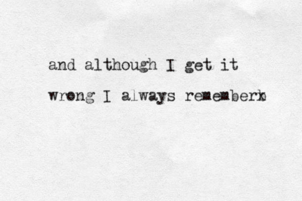 and although I get it wrong I always rememberb x