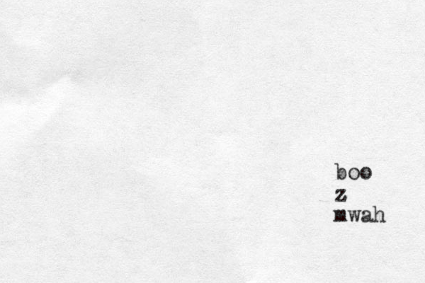 boo z z mwah 