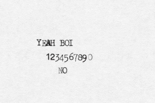YEAH BOI 1234567890 NO