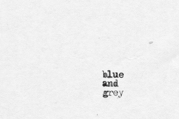 blue e and grey