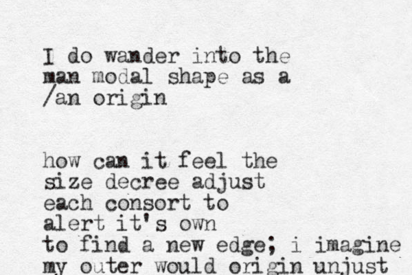 I do wander into the man modal shape as a /an origin how can it feel the size decree adjust each consort to alert it's own to find a new edge; i imagine my outer would origin unjust 