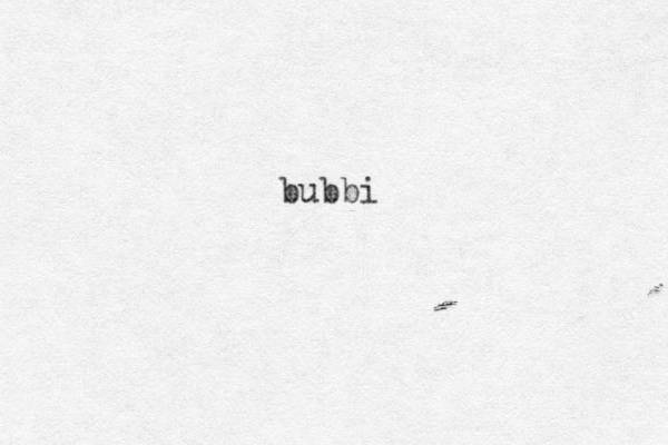 bubbi
