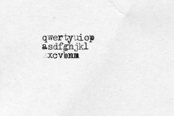 qwertyuiop asdfghjkl zxcvbnm